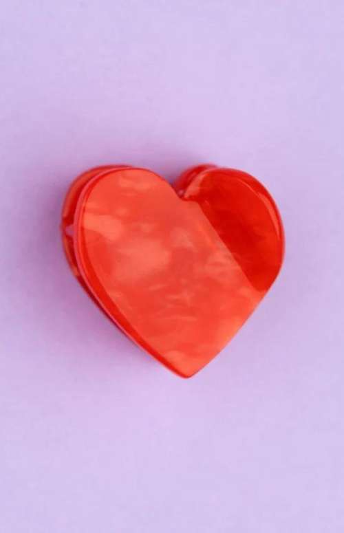MINI HEART HAIR CLAW