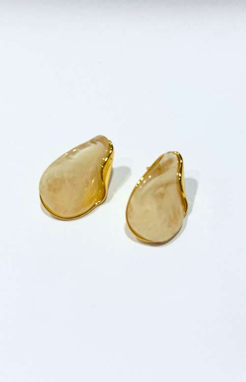 SWIRL TEARDROP EARRINGS