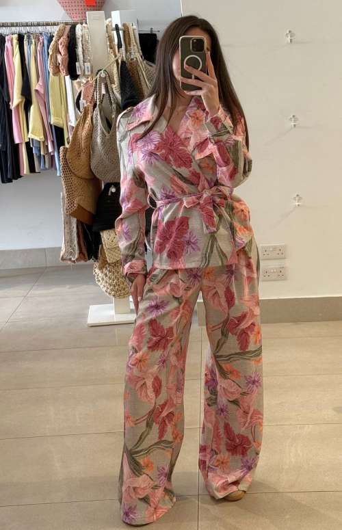 CO-ORD TAPESTRY-EFFECT PRINT | JACKET & TROUSERS