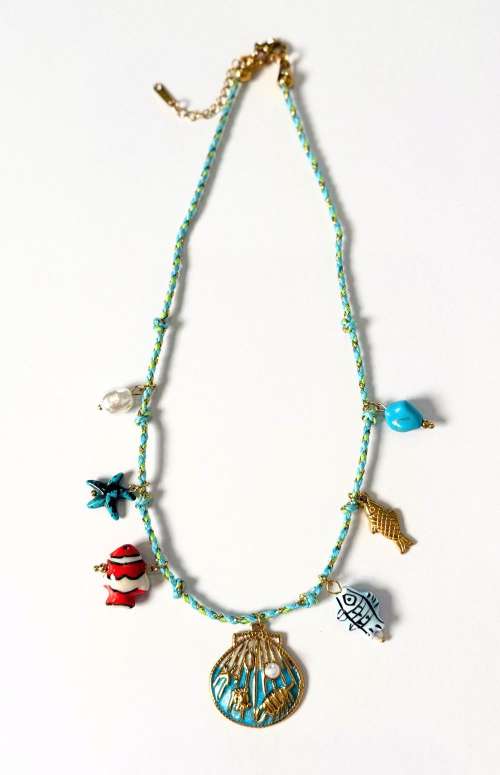 SUMMER NECKLACE WITH CHARMS