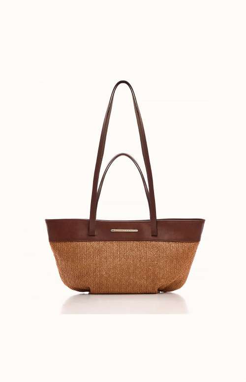 RUSTY STRAW LOOP BAG