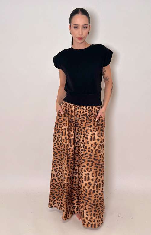 ANIMAL PRINT SKIRT