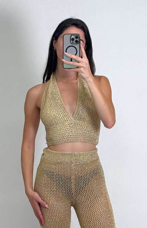 KNIT CROP TOP