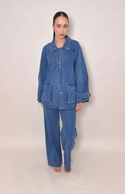 DENIM JACKET AND PANTS