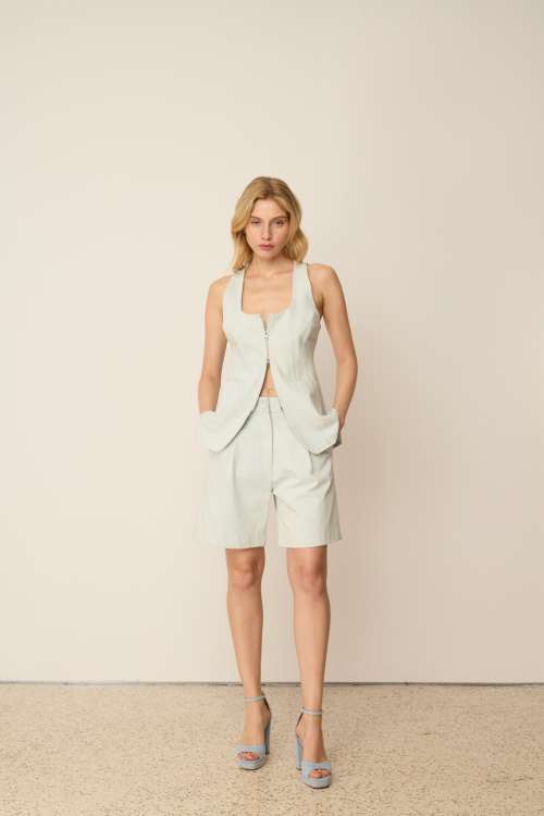 DENIM BERMUDA SHORTS