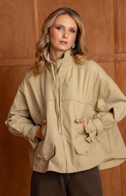 ZIP-UP COLLAR JACKET