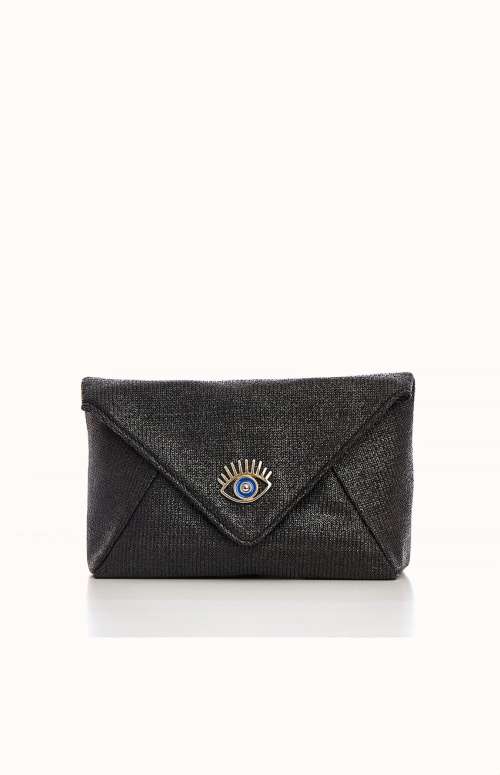BLACK STRAW ENVY BAG