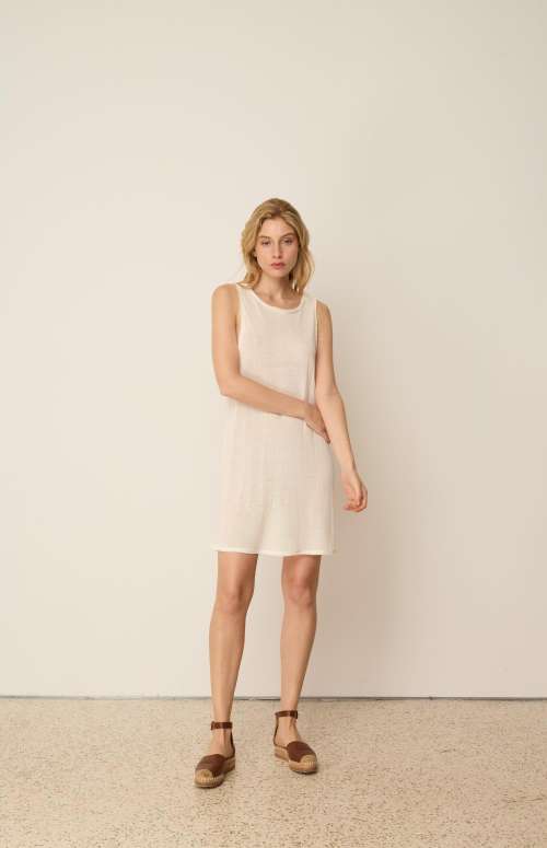 KNIT LINEN TANK TOP