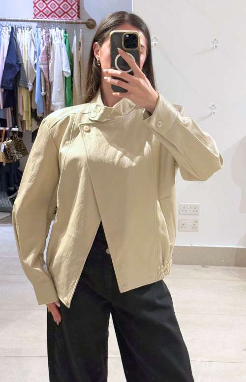 FAUX LEATHER JACKET
