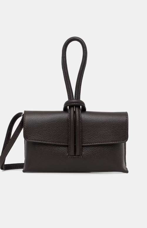 LEATHER BAG - DARK BROWN