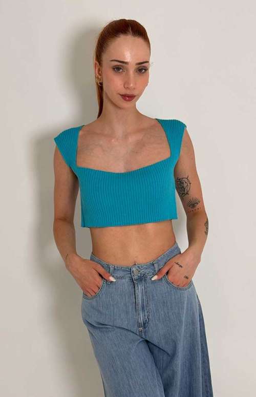 CROP TOP | BLUE