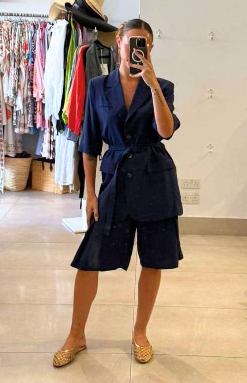 CO-ORD BLAZER & BERMUDA SHORTS