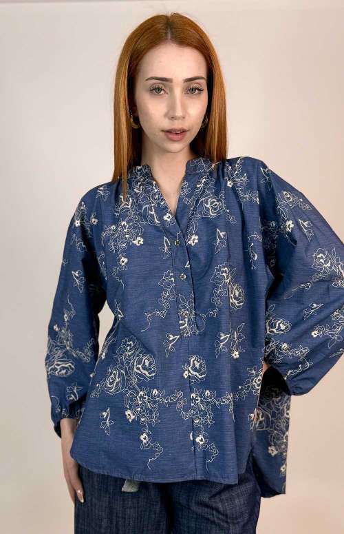 DENIM LIKE SHIRT