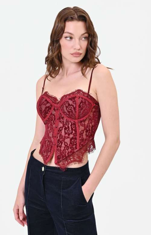 LACE CORSET TOP