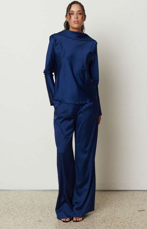 SLEEK SATIN PANTS
