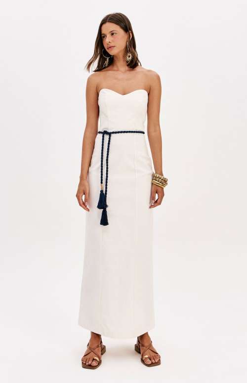 STRAPLESS MAXI DRESS