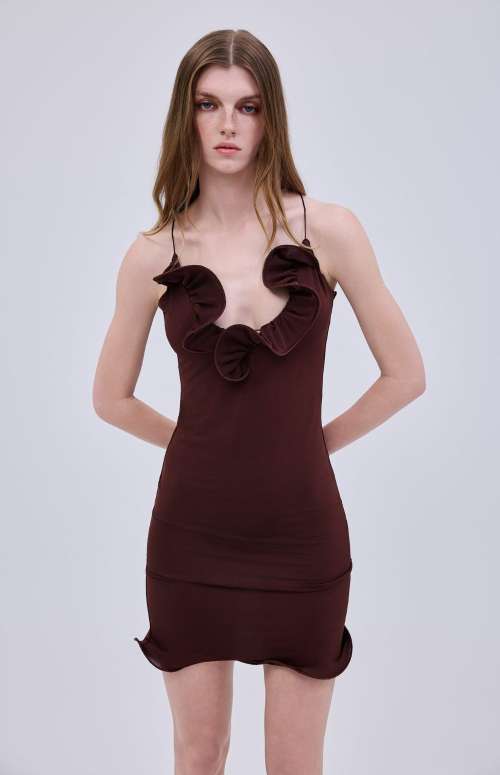 MINI HILL DRESS BROWN - NEW