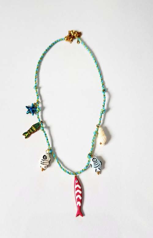 SUMMER NECKLACE WITH CHARMS