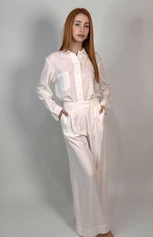 LINEN SHIRT WHITE