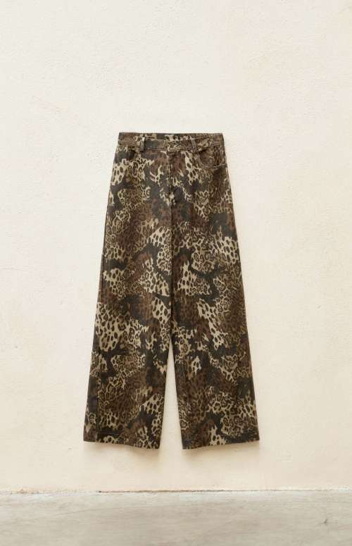 CAMOUFLAGE - ANIMAL PRINT TROUSERS