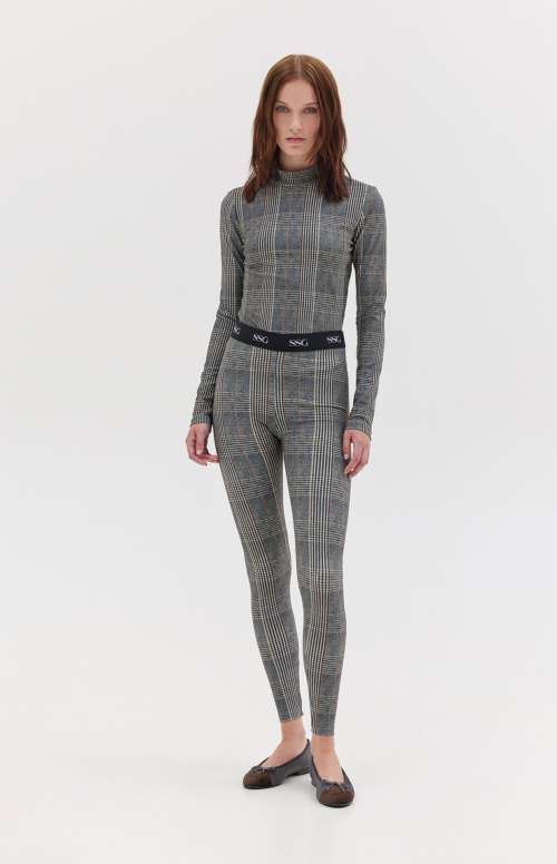 AVONIA LEGGINGS | PLAID PRINT