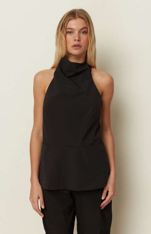 HALTER DRAPED TOP