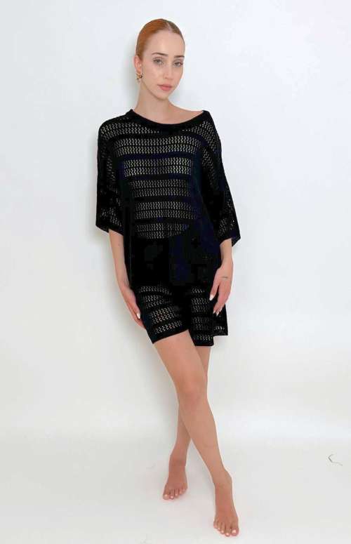 CO-ORD | KNIT SHORTS & BLOUSE