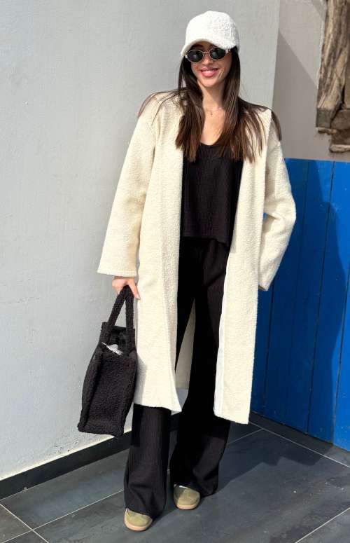 HOODED LONG COAT | MY FAVORITE