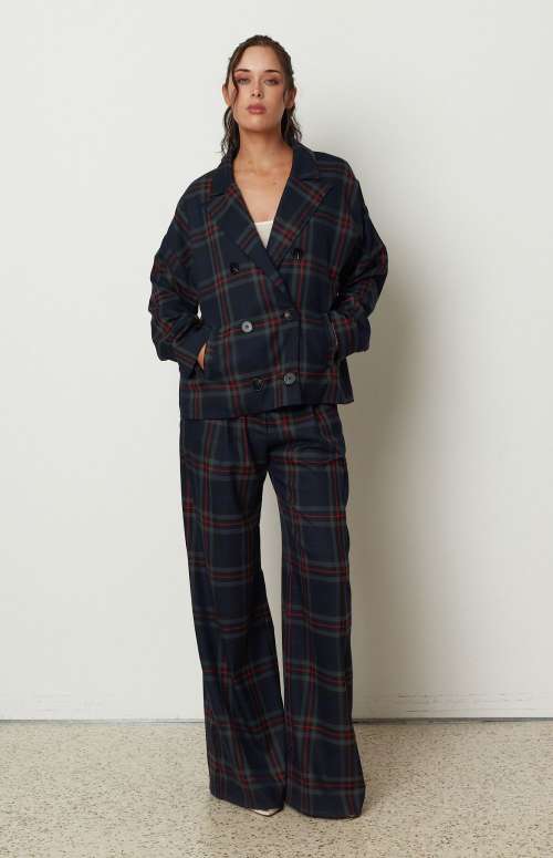 PLAID PANTS