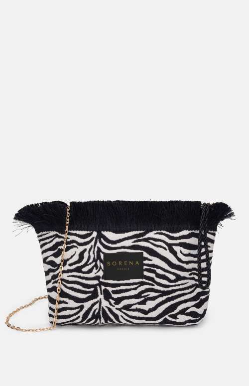 SAMIOPOULA ZEBRA CLUTCH