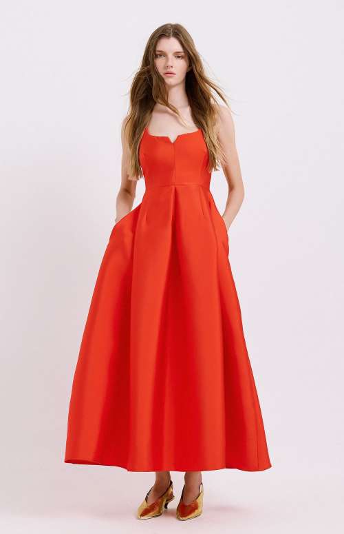 CHIARA TAFETTA MAXI DRESS