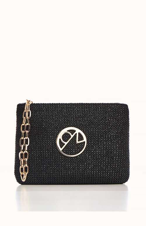 STRAW WOMAN CLUTCH BAG