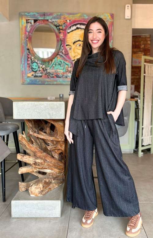 CO-ORD DENIM LIKE | TOP & PANTS