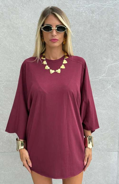 T-SHIRT WITH 3/4 SLEEVE