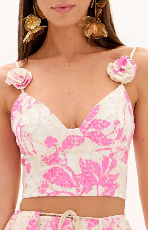 CROP BUSTIER TOP