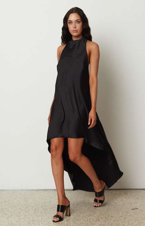 SLEEK ASYMMETRIC DRESS
