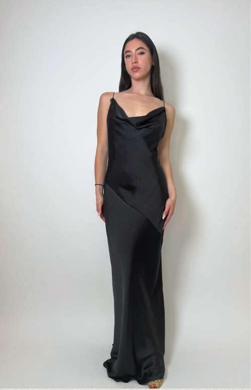 SLIP SATIN DRESS