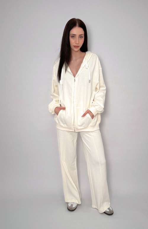 CO-ORD JACKET & SWEATPANTS | OFF WHITE