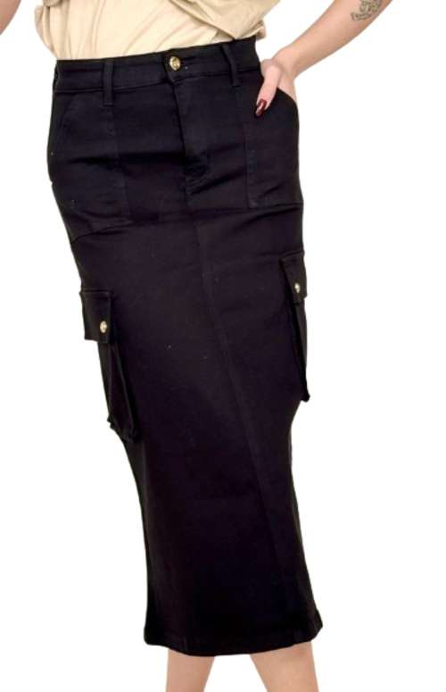 MIDI CARGO SKIRT