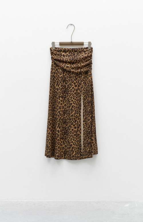 MIDI SKIRT WITH SLIT