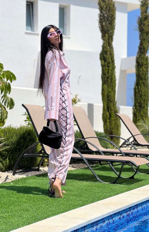 CORSET LONG SHIRT DRESS
