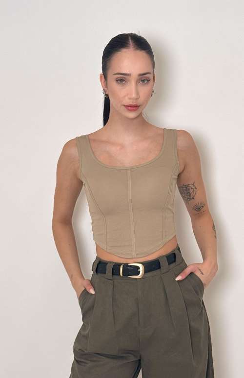 CORSET TANK TOP