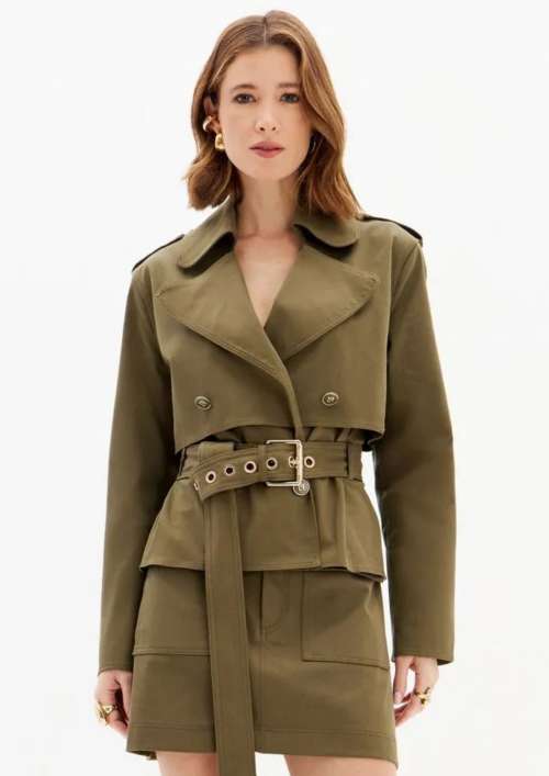 BELTED JACKET