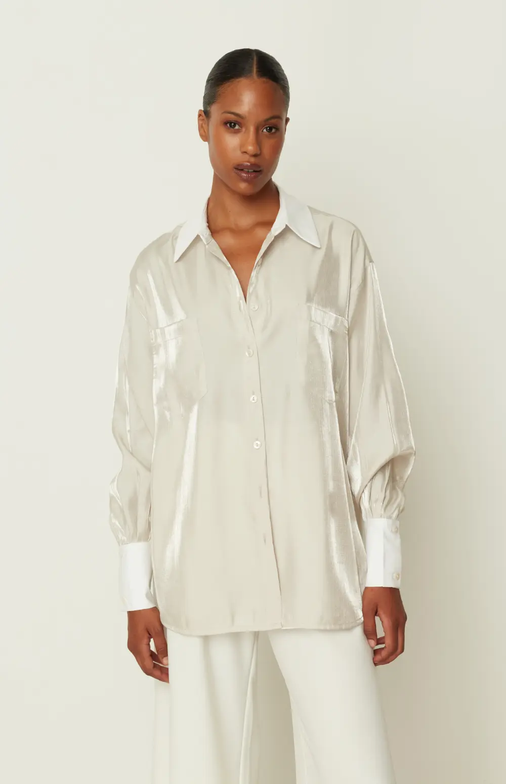 SATIN SHIRT