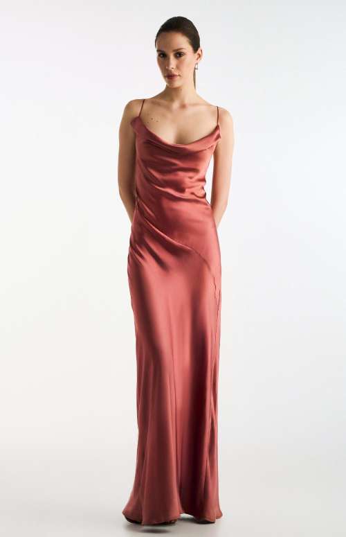 SLIP SATIN DRESS