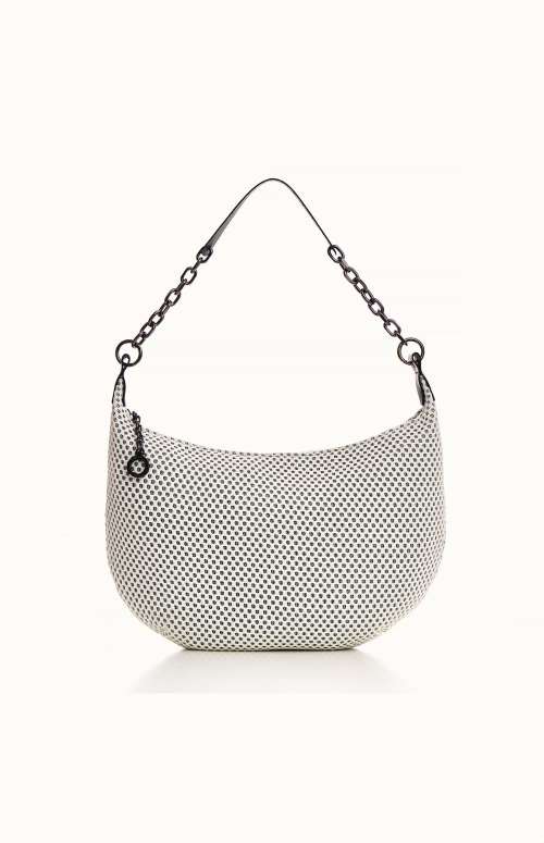 WHITE SPORT HOBO BAG