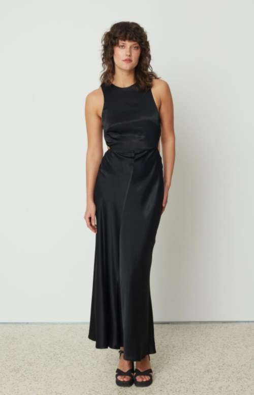 CROSSBACK DRESS BLACK
