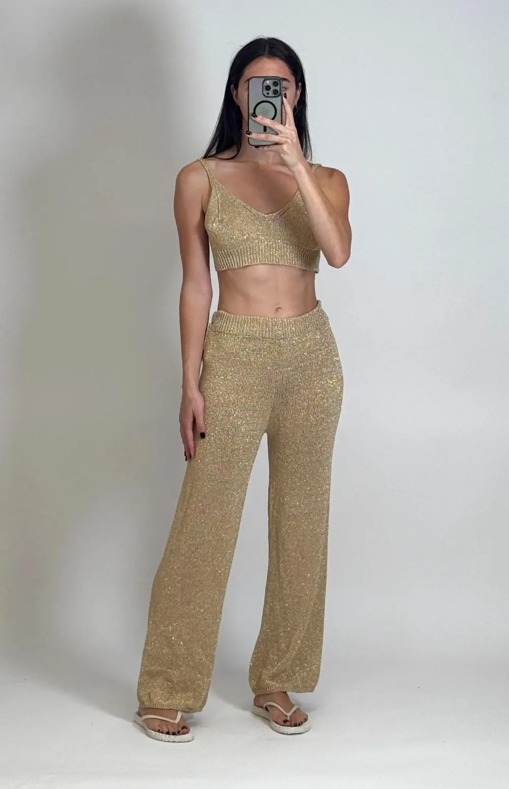 KNITTED PANTS