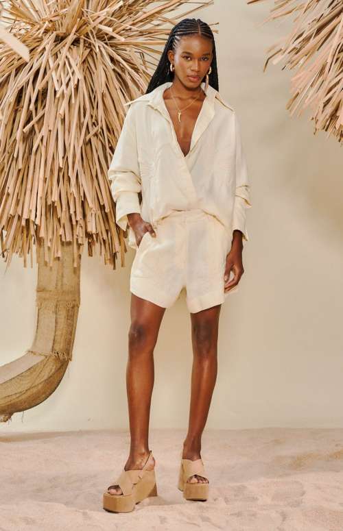 CO-ORD LINEN | SHIRT & SHORTS