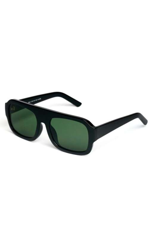 MILA SUNGLASSES | BLACK/GREEN